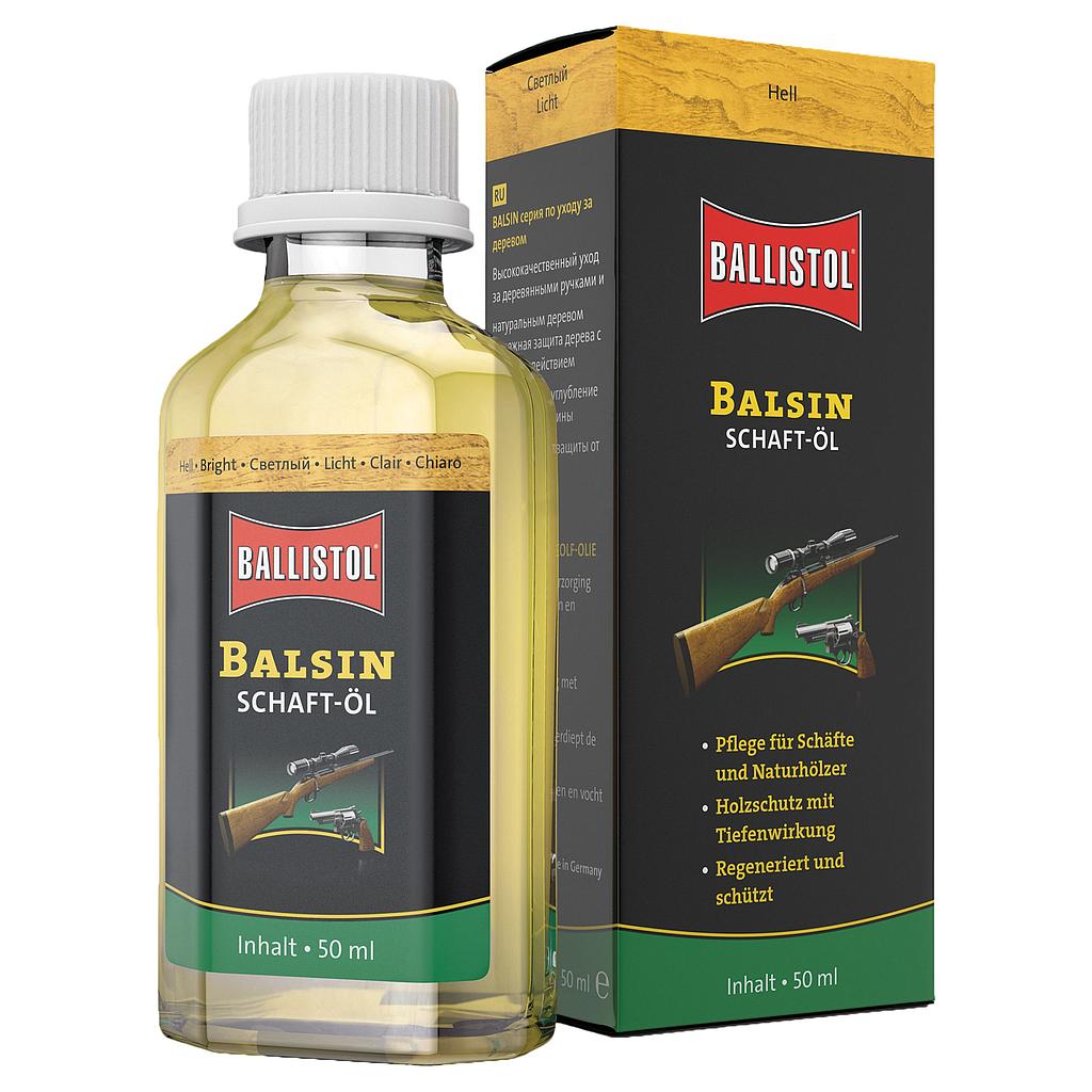 Olej Ballistol Balsin Stock oil svetlý 50ml